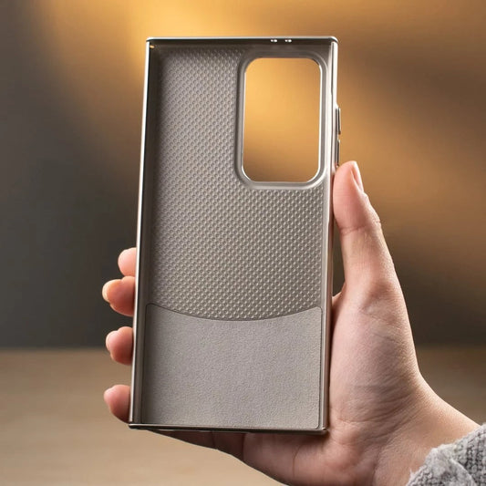 Suede Leather Touch Dual Tone Case - Samsung