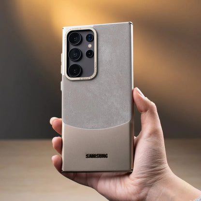 Suede Leather Touch Dual Tone Case - Samsung