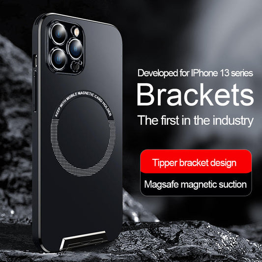 Sleek Matte MagSafe Hidden Bracket Case - iPhone