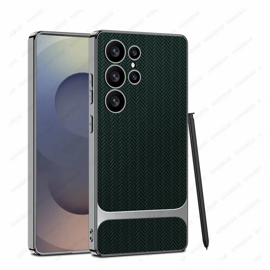 Electroplated Seat Pattern Armor Case - Samsung