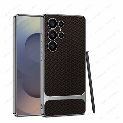 Electroplated Seat Pattern Armor Case - Samsung