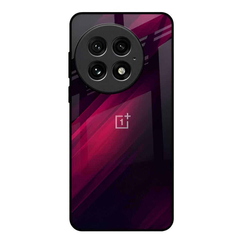 Premium Razor Black Glass Case - OnePlus