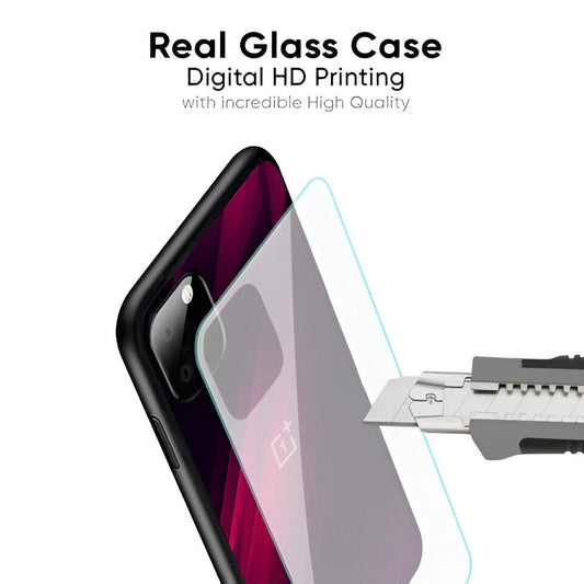 Premium Razor Black Glass Case - OnePlus