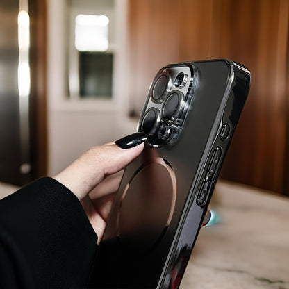 Luxury Magnetic Matte Plating Frame Case - iPhone
