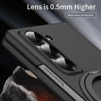 Galaxy Z Series Magnetic Grip Armor Case with Kickstand