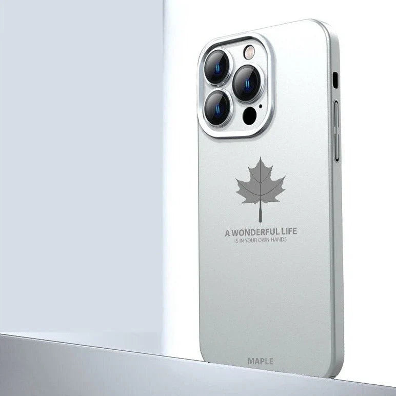 Matte Radiance Maple Leaf Case - iPhone