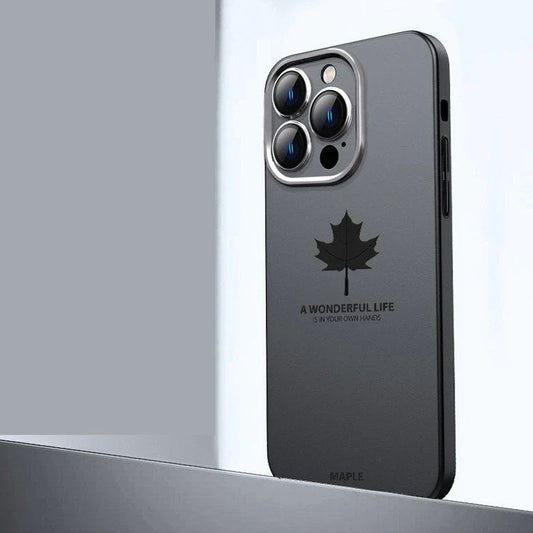 Matte Radiance Maple Leaf Case - iPhone