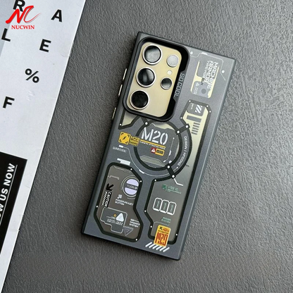 Silver Circuit Label IMD Case -Samsung