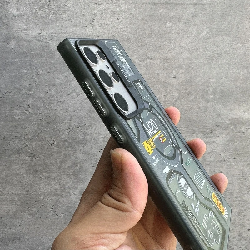 Silver Circuit Label IMD Case -Samsung