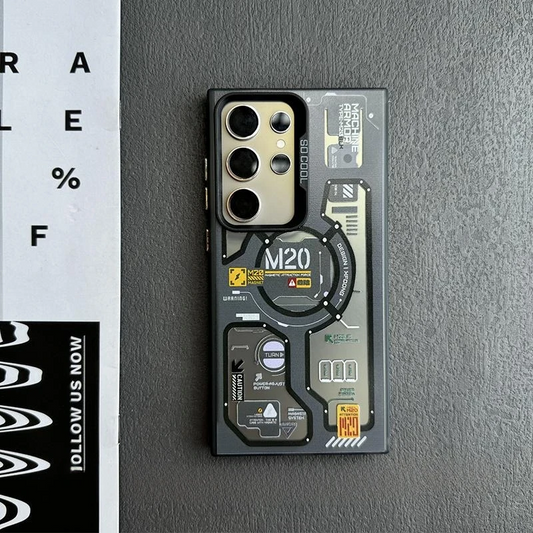 Silver Circuit Label IMD Case -Samsung