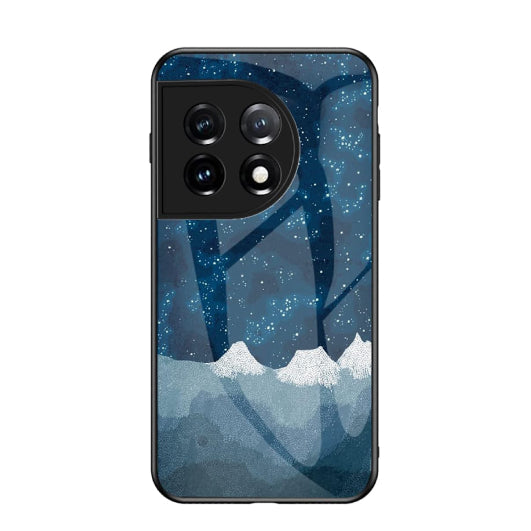 Cosmic Peaks Starry Night Glass Case - OnePlus