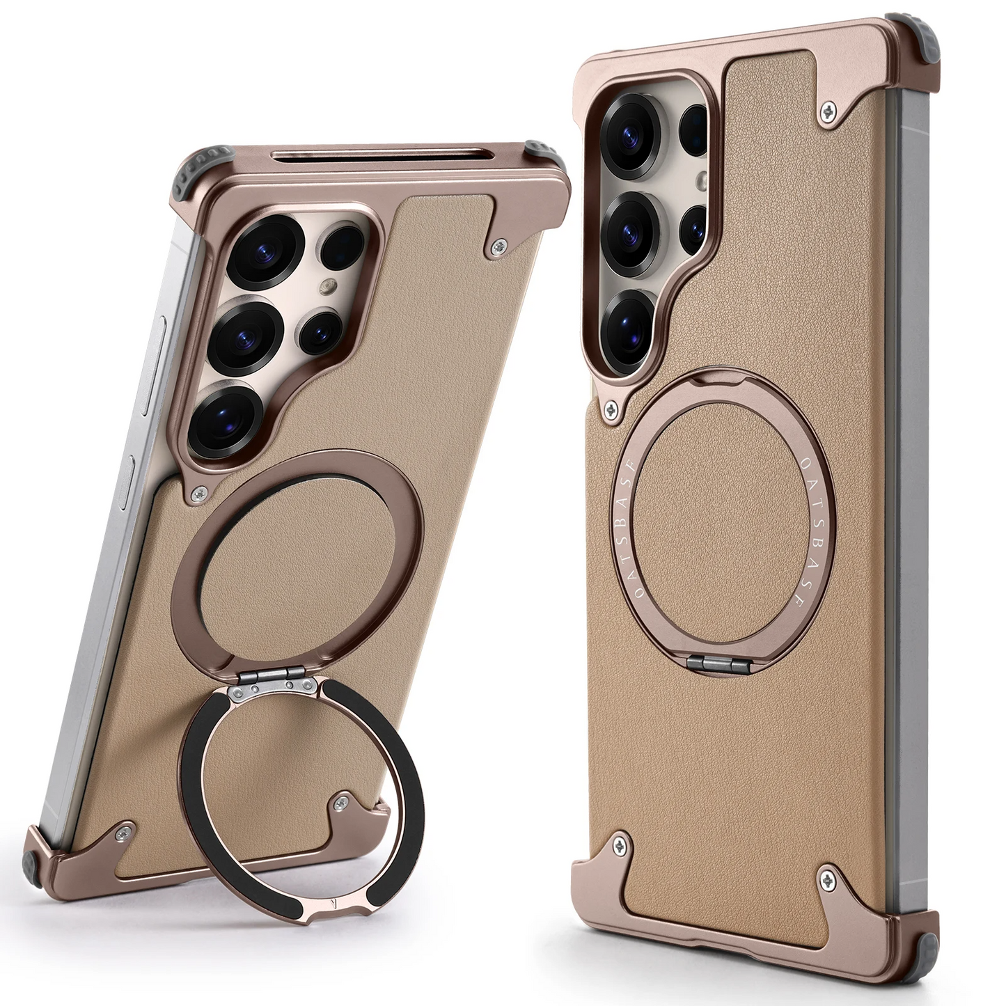 Galaxy S25 Ultra Pivot Metal Matte Armor Kickstand Case