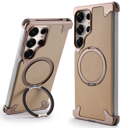 Galaxy S25 Ultra Pivot Metal Matte Armor Kickstand Case