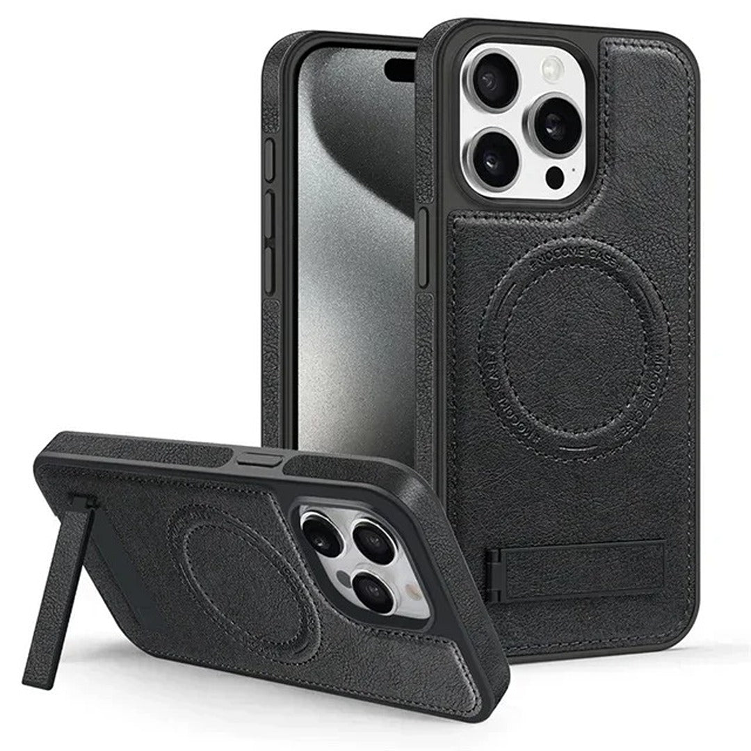 Classic Leather MagSafe Kickstand Case - iPhone