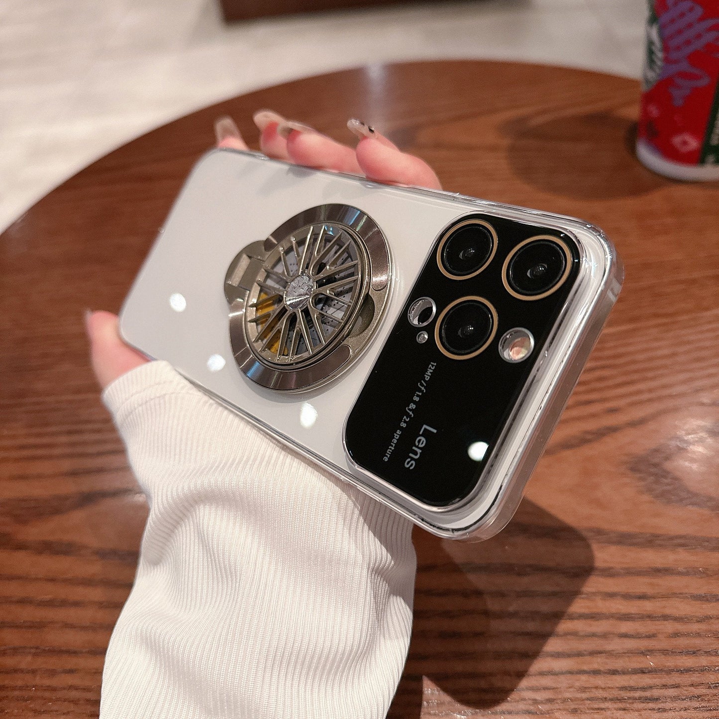 Stellar Clear Rotary MagSafe Stand Case - iPhone