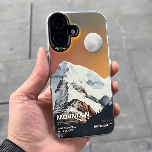 Glacial Holographic Mountain Laser Case - iPhone