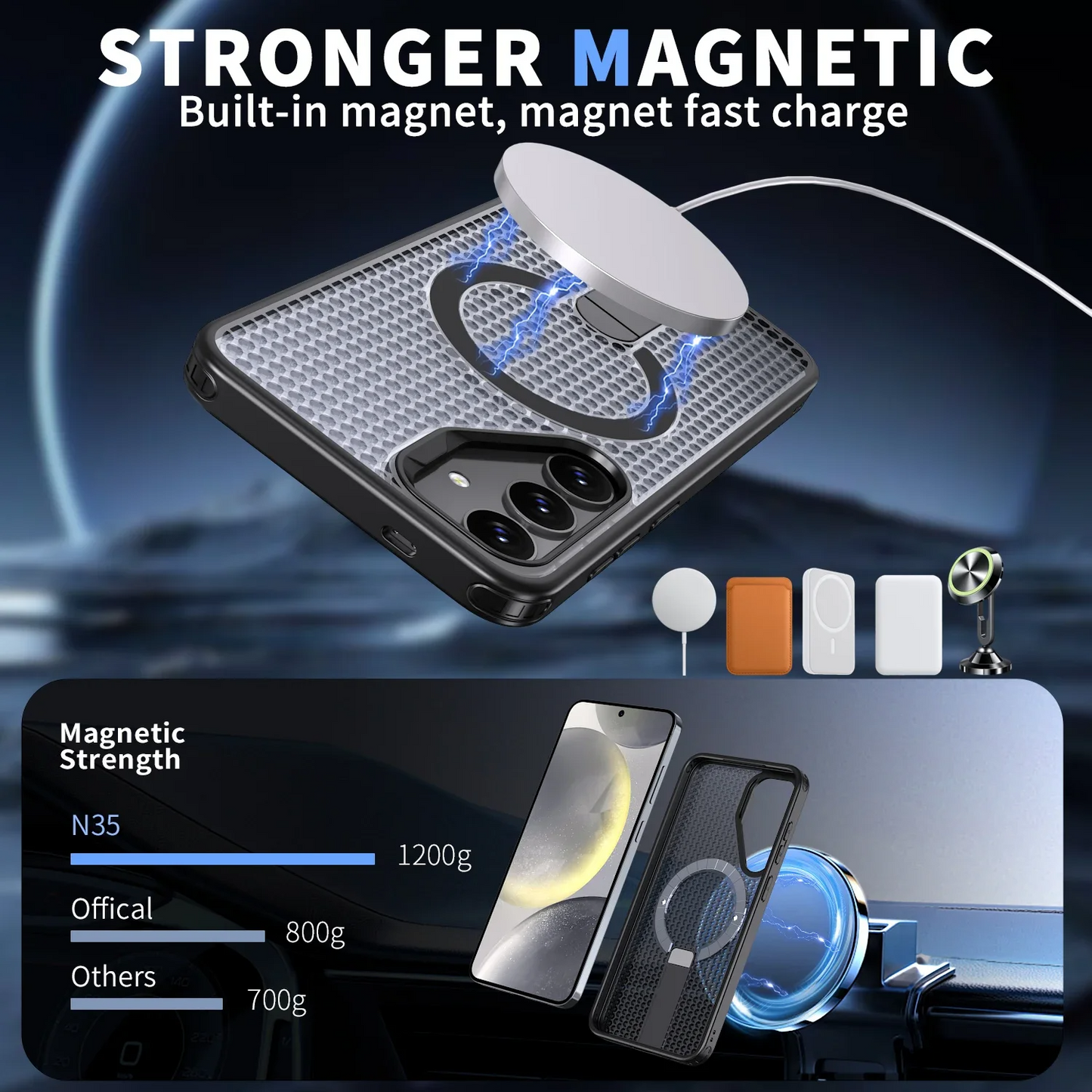 Cool Breeze MagSafe Shockproof Case - Samsung