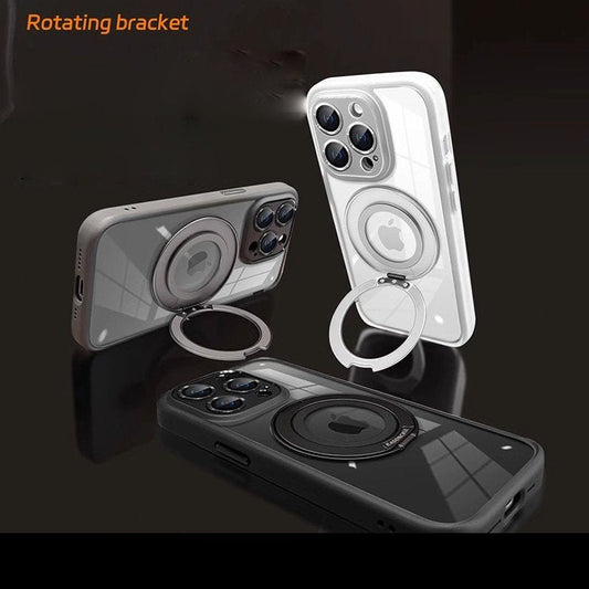 Dock Shield Grip Magnetic Kickstand Case - iPhone