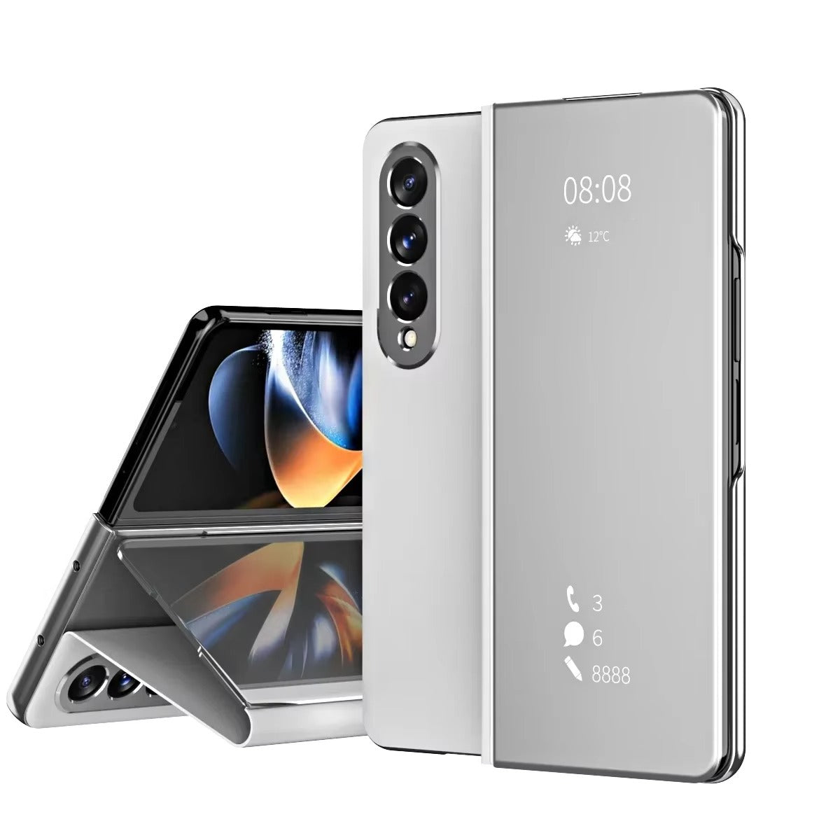 Futuristic Smart Window Flip Case - Samsung