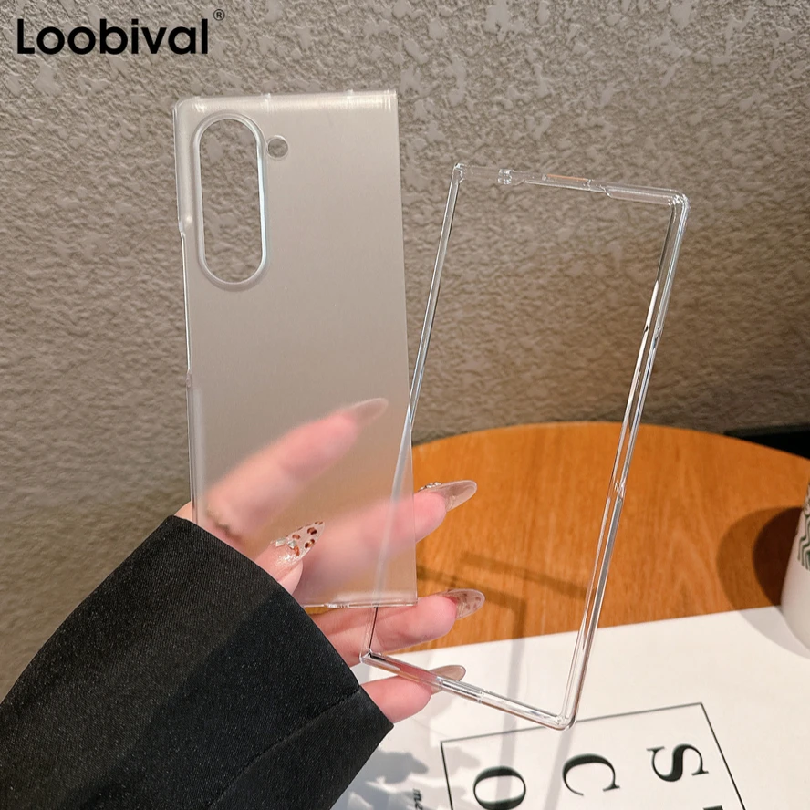 Galaxy Z Fold6 Frost Lite Ultra Thin Transparent Case