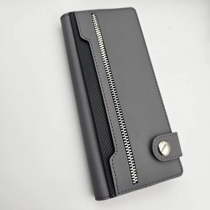 Galaxy Z Fold 6 Luxurious MagSafe Grip Wallet Case