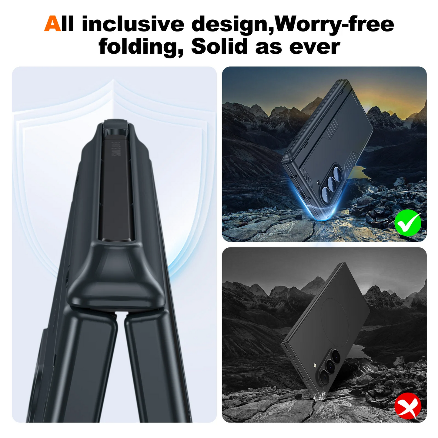 Galaxy Z Fold6 Titan Guard Screen & Hinge Armor Case