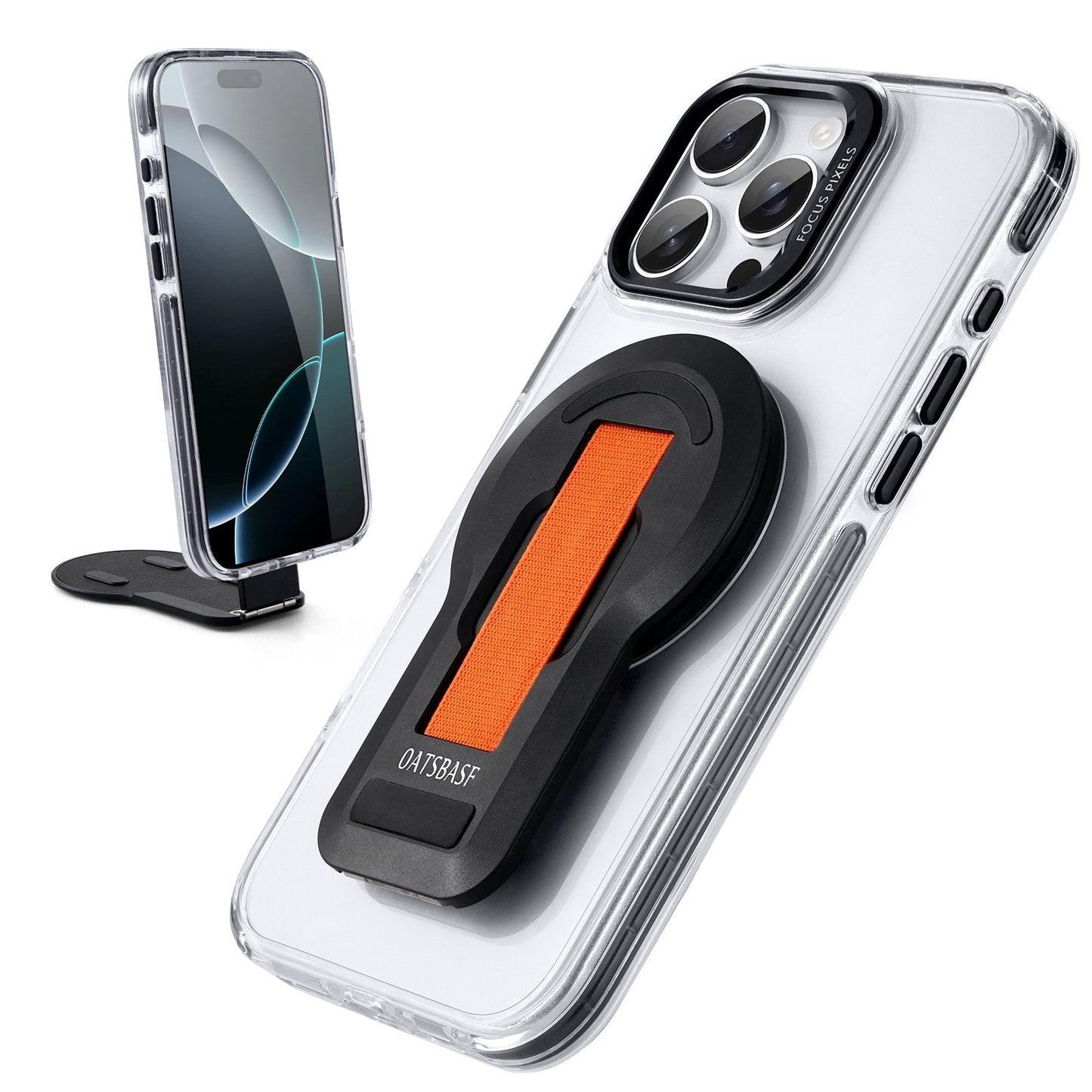 Ultimate Clear Booster Riser Stand Case - iPhone