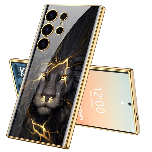 Art Glass Plated Soft Edge Case -Samsung