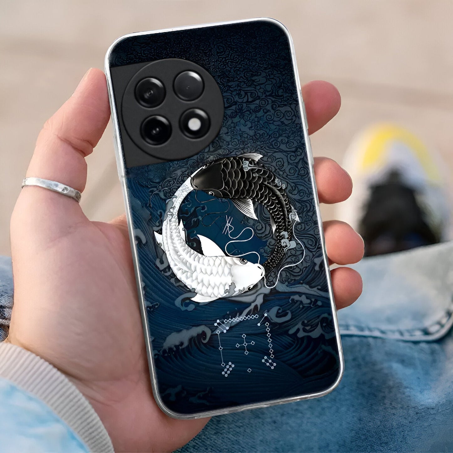 Ocean Fish Circle Case - OnePlus