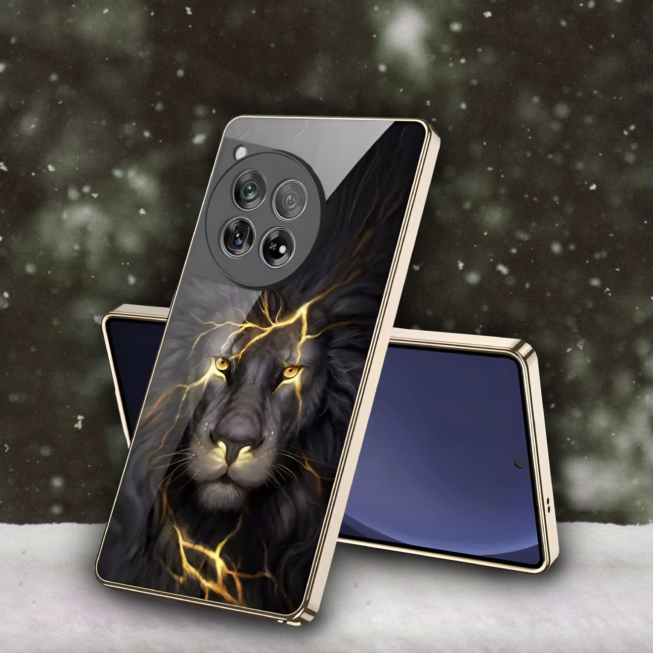 Golden Voltage Majesty Lion Case – OnePlus