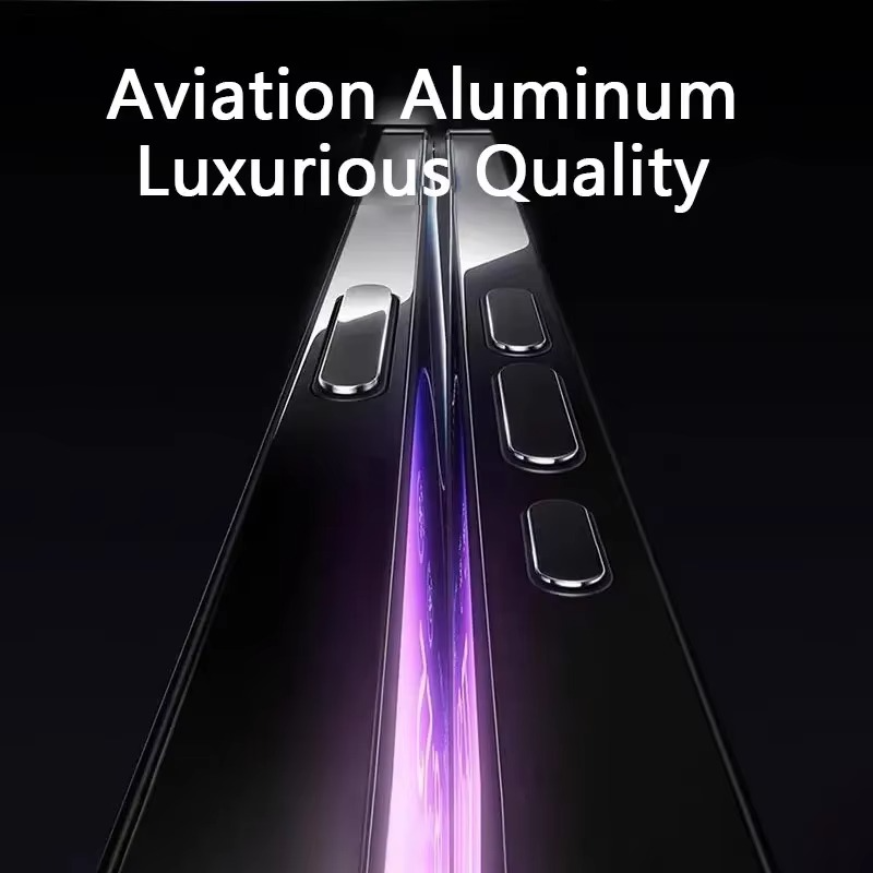 Luxury Magnetic Metal Frame Lock Case - iPhone