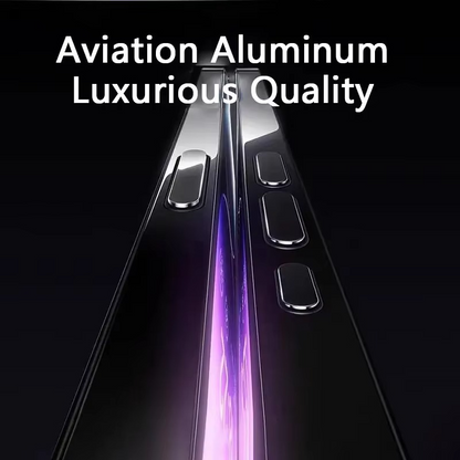 Luxury Magnetic Metal Frame Lock Case - iPhone