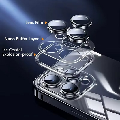Luxury Magnetic Metal Frame Lock Case - iPhone