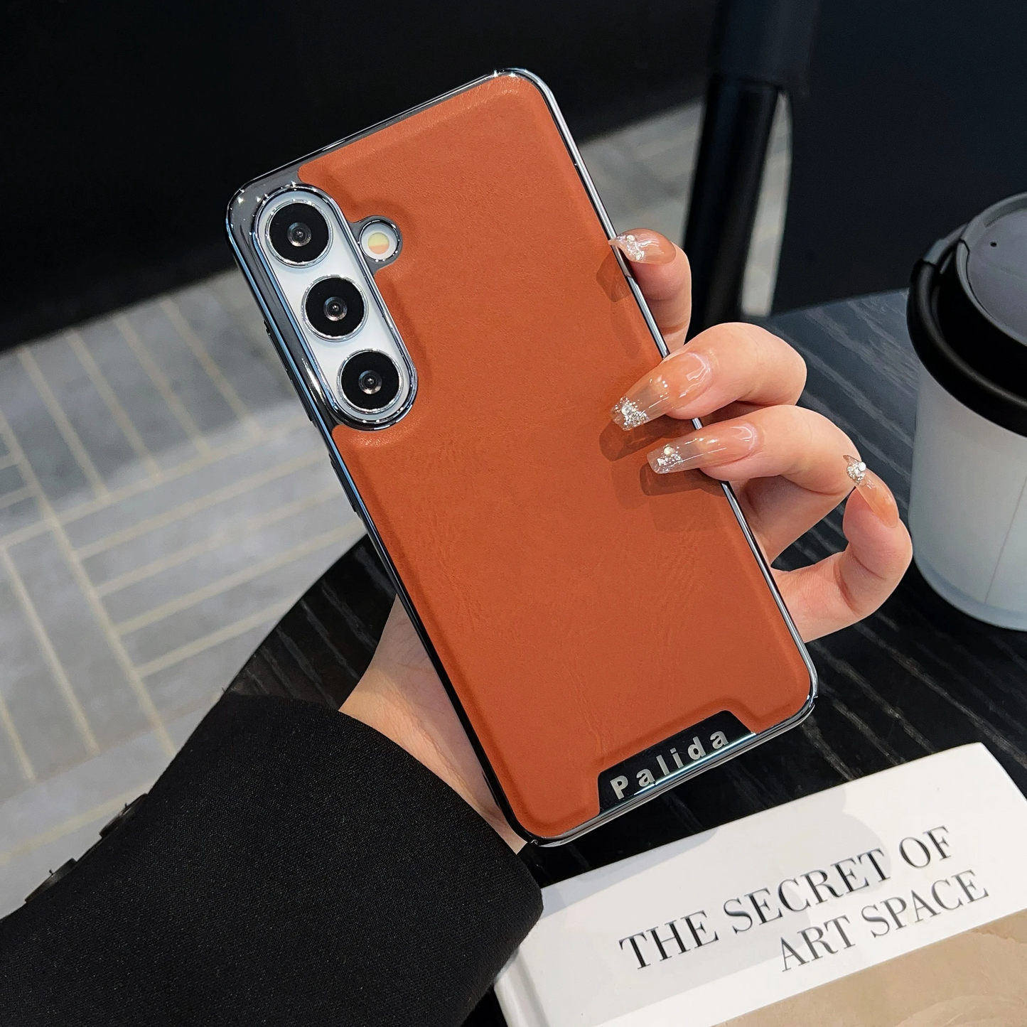 Ultra Slim ElectroPlated Leather Shield Case -Samsung
