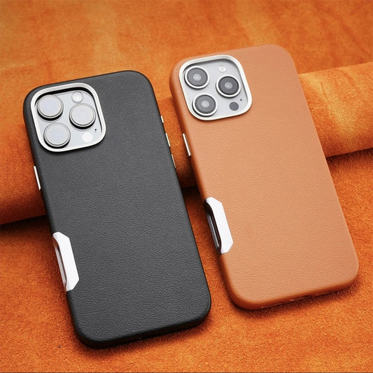 Eclipse Aura Magnetic Leather Shield Case - iPhone