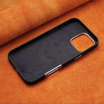 Eclipse Aura Magnetic Leather Shield Case - iPhone