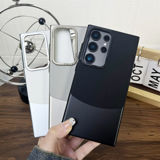 Dual-Tone Luxe Leather Shield Case - Samsung