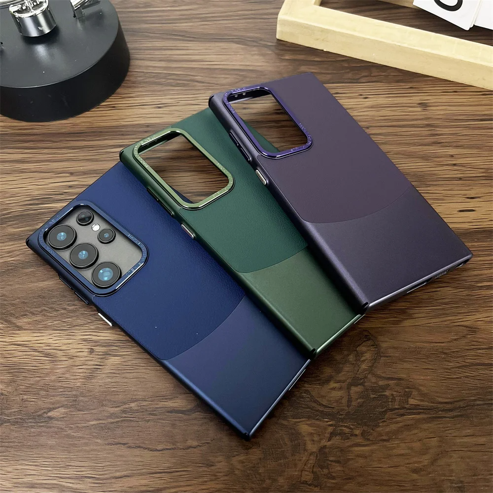 Dual-Tone Luxe Leather Shield Case - Samsung