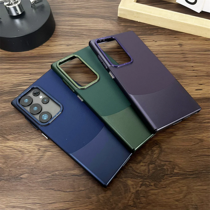 Dual-Tone Luxe Leather Shield Case - Samsung
