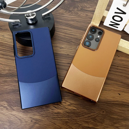 Dual-Tone Luxe Leather Shield Case - Samsung