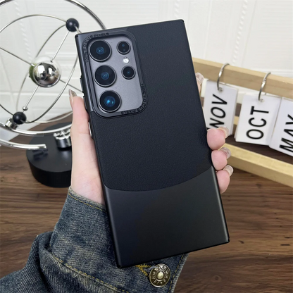 Dual-Tone Luxe Leather Shield Case - Samsung