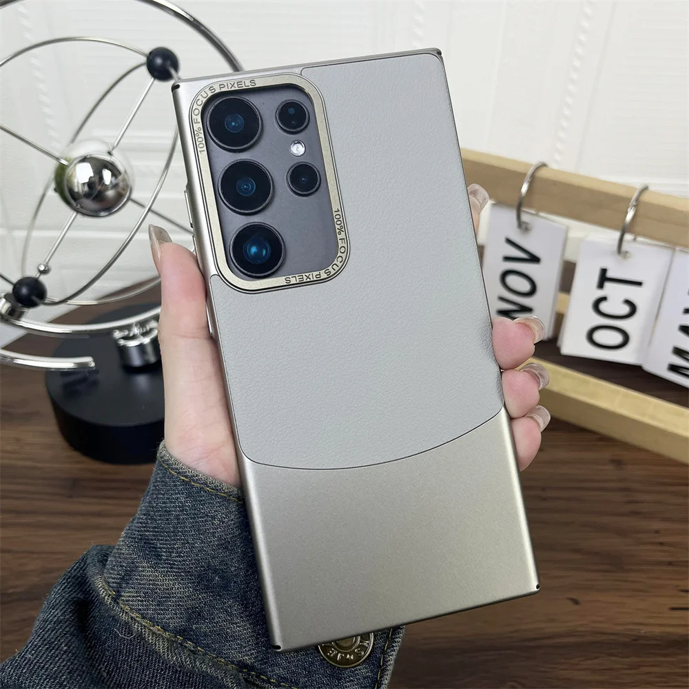 Dual-Tone Luxe Leather Shield Case - Samsung