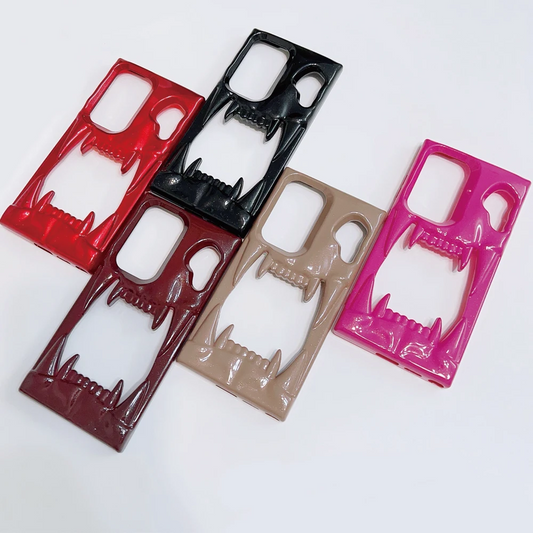 Ferocious Skull Fang Grip Case - Samsung