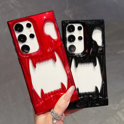 Ferocious Skull Fang Grip Case - Samsung
