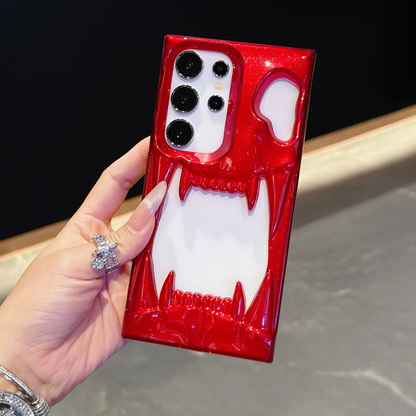 Ferocious Skull Fang Grip Case - Samsung
