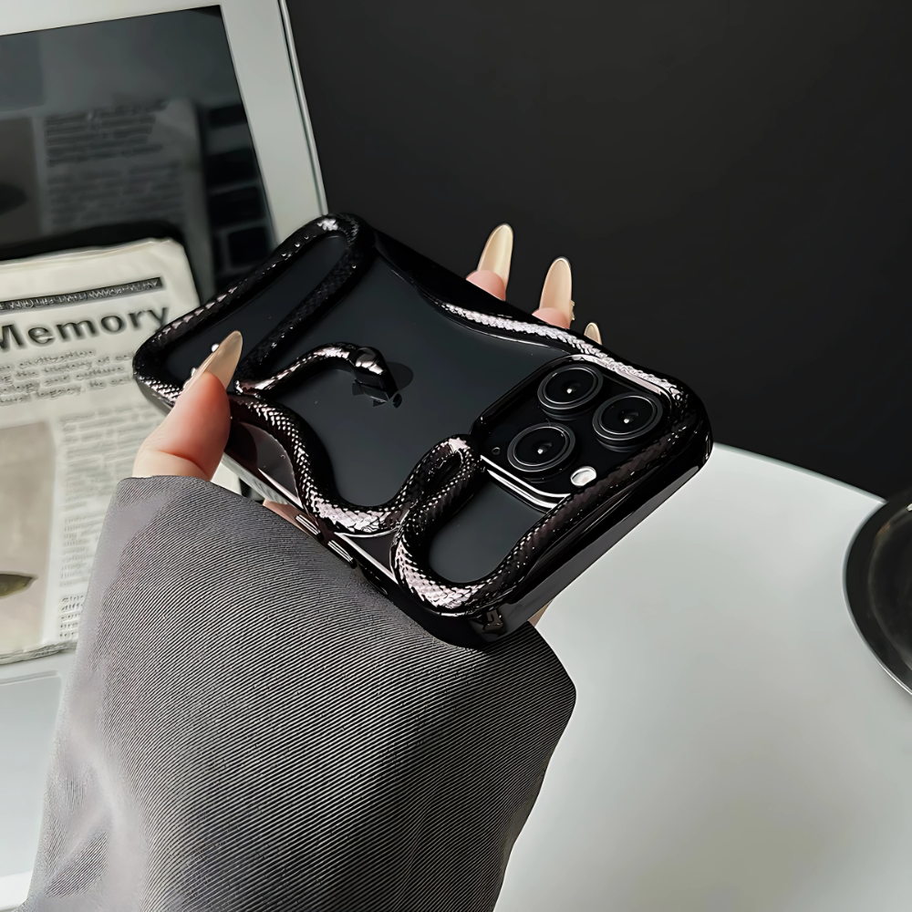 Luxury Viper Design Armor Case - iPhone
