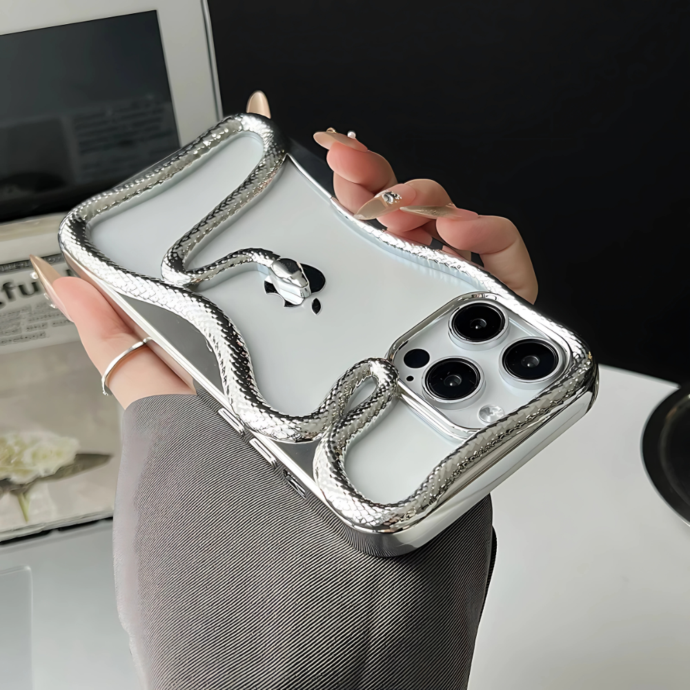 Luxury Viper Design Armor Case - iPhone
