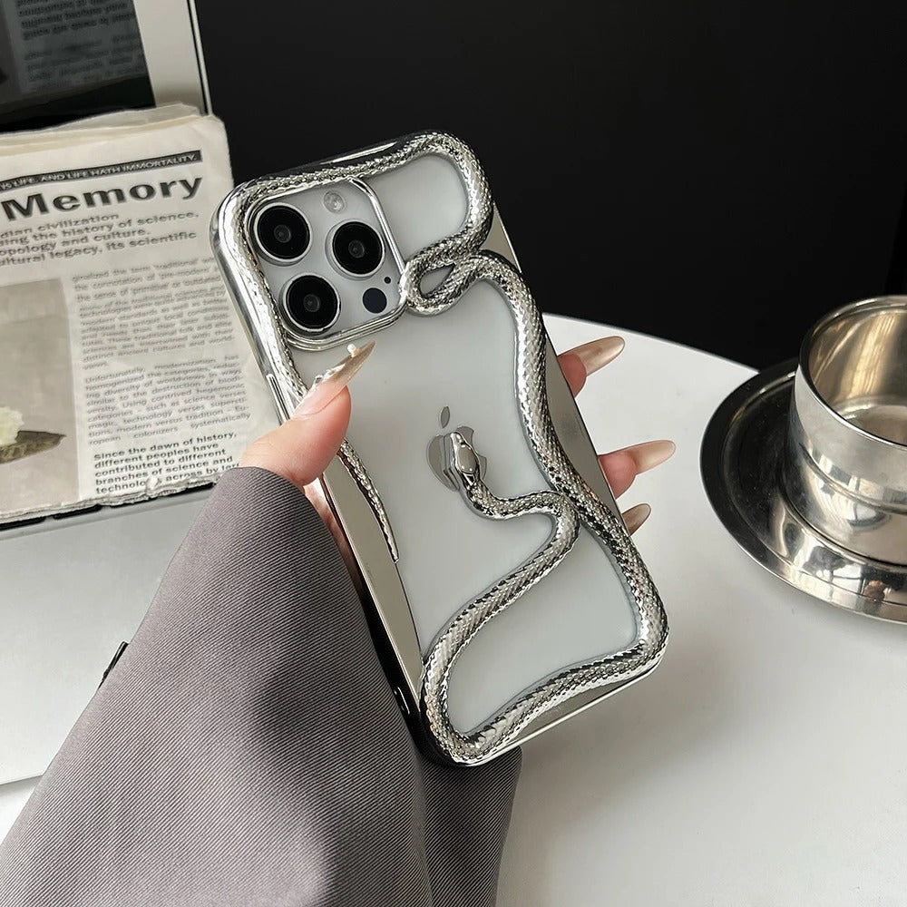 Luxury Viper Design Armor Case - iPhone