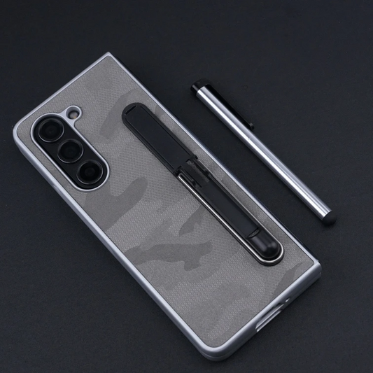 Elite Camouflage Leather Case with Stylus Slot - Samsung
