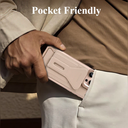 Opulent Magnetic Wallet Flip Stand Case - iPhone